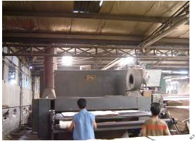 veneer core drying