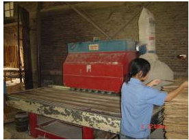 veneer core cutting